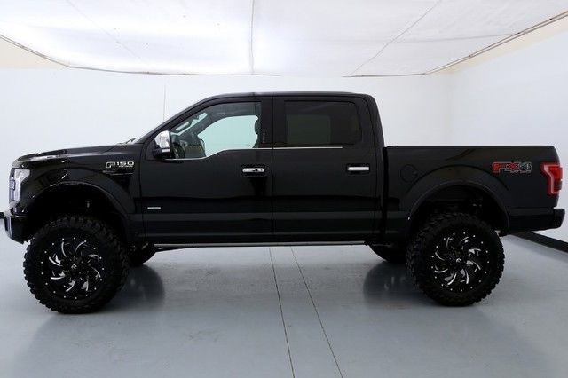 16 Ford F150 Platinum 6 Inch FTS Lift 22 Inch Fuel Wheels Navigation