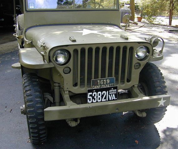 1942 Willys MB Truck (Jeep) 1/4 Ton 4 X 4 in Good