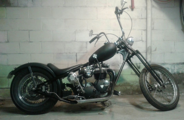 1967 triumph bonneville chopper