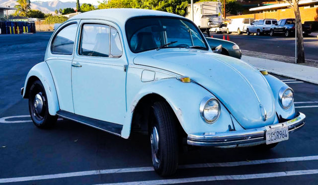 1969 Volkswagen Beetle Light Blue Daily Driver
