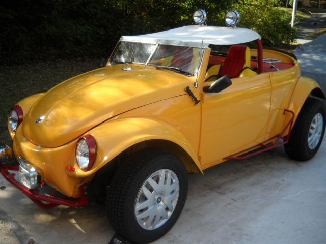 1970 Vw Baja Beetle Custom Convertible Roadster With Custom Chrome