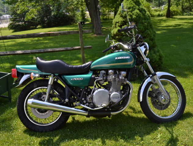 1978 Kawasaki Kz1000 A Classic Vintage Original Green Finish Excellent Care