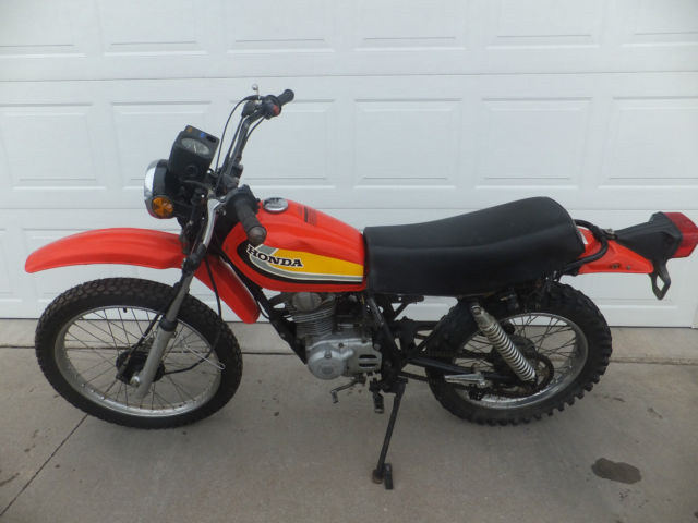 1979 Honda XL185s Motorcycle