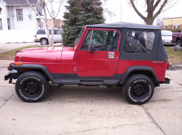 1987 Jeep Wrangler Yj 4x4 Sport Utility 2 Door 4 2l Inline 6