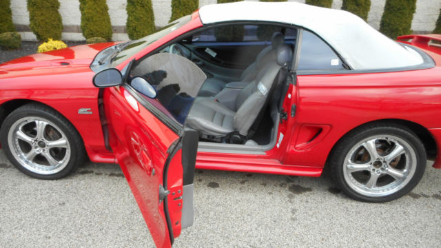 1995 Ford Mustang Gt 5 0 78 000 Miles Red Leather