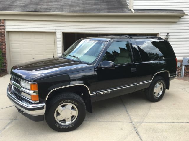 1997 2 Door Tahoe Lt Black Unmolested