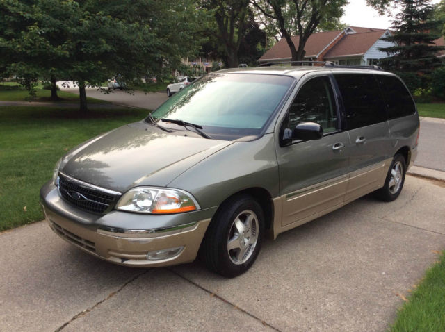 2000 Ford Windstar Sel Mini Van 4 Door 38l Leatherpowercherry Condition 