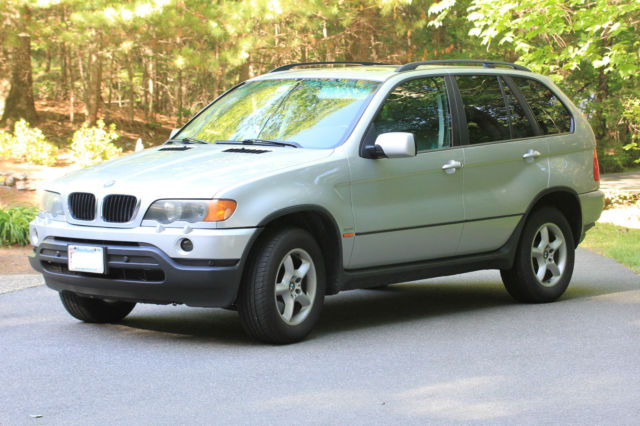 2002 Bmw X5 3 0i Silver With Gray Leather Interior