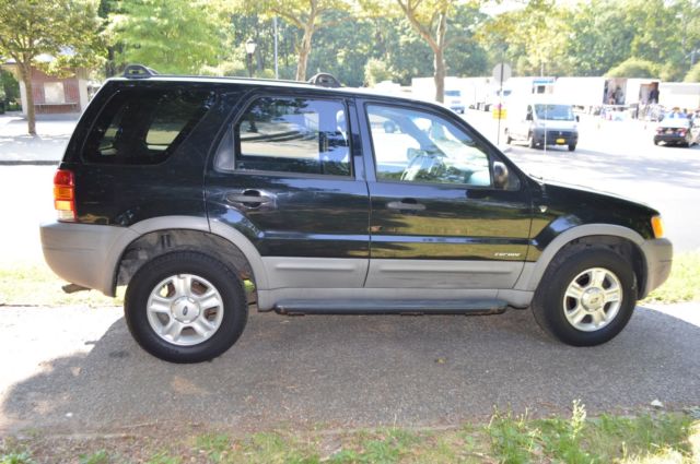 2002 Ford Escape Xlt Black With Grey Leather Interior