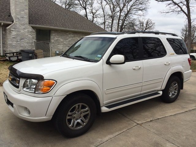 2003 Toyota Sequoia Limited Suv White Loaded 1 Owner Immaculate