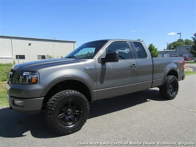 2005 FORD F-150 FX4 Off Road Lifted 4X4 SuperC 279448 Miles Gray Pickup  Truck A
