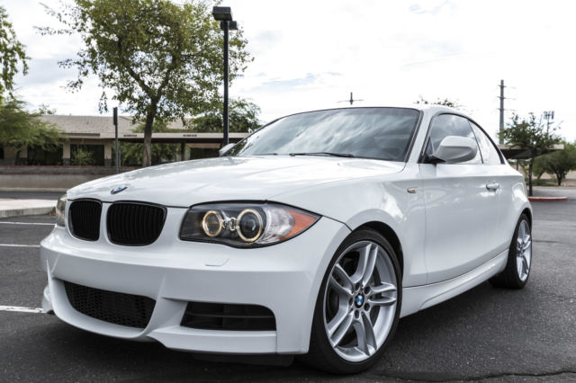 2011 Bmw 135i White With Black Interior M Tech Package Bmw