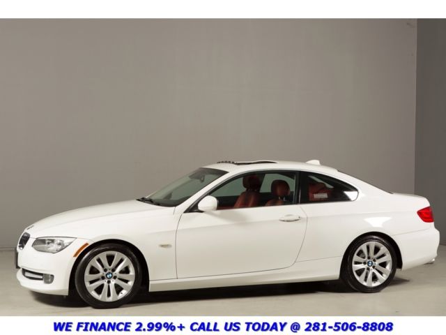 2012 Bmw 328i Coupe Sunroof Xenons Coral Red Leather Alpine