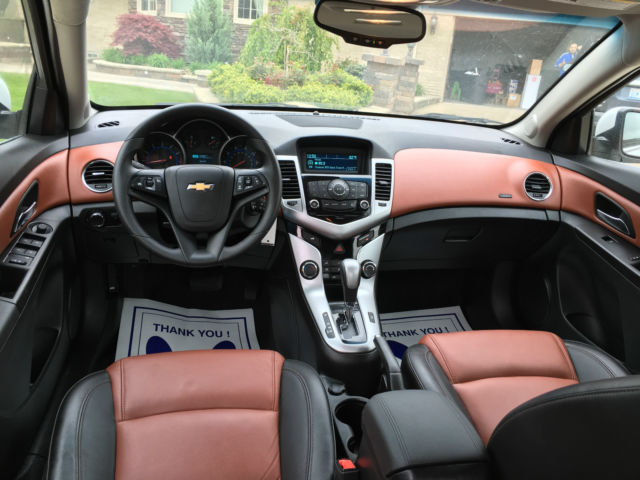 2015 Chevrolet Cruze Lt Sedan 4 Door 1 4l Leather Two Tone