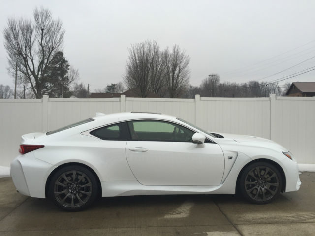 2015 Lexus Rc F Ultra White Red Interior Awesome Car Just