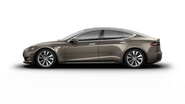 Portiek Regenboog Berouw 2015 Tesla Model S 90D Titanium Metallic Silver