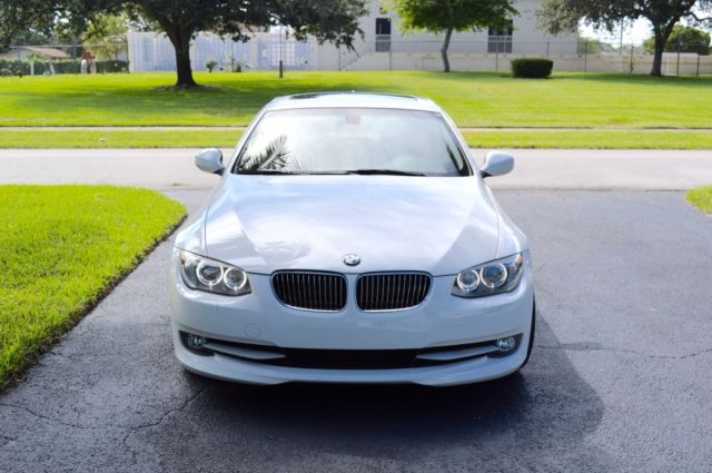 Bmw 3 Series 328i Coupe White With Saddle Brown Interior