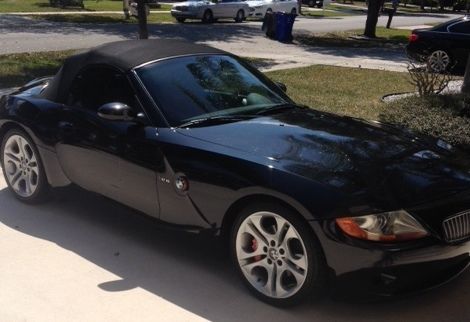 Bmw Z4 3 0i Convertible Black With Red Interior