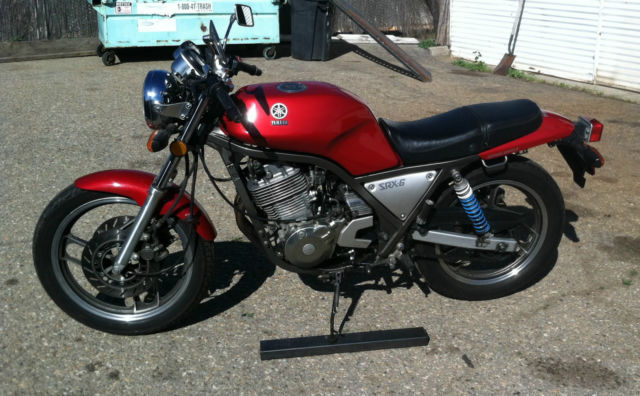 Classic 1986 Red Yamaha Srx 6 Cafe Racer Excellent Condition Low Mileage