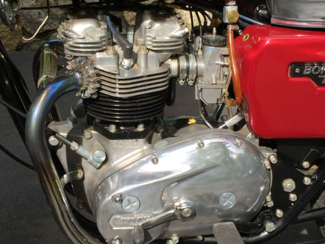 Fully restored 79 Triumph Bonneville T140E sup engine 750 café racer