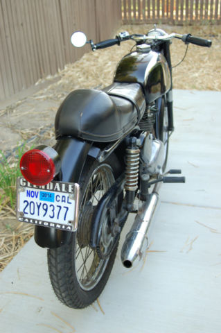 Gilera (Sears) 124 Vintage Cafe Motorcycle Moto Giro 