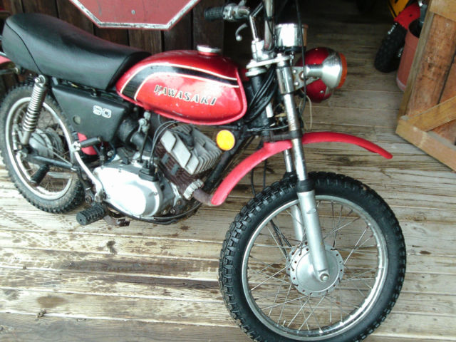 ORIGINAL 1973 MC1 90 KAWASAKI MOTORCYCLE 90cc