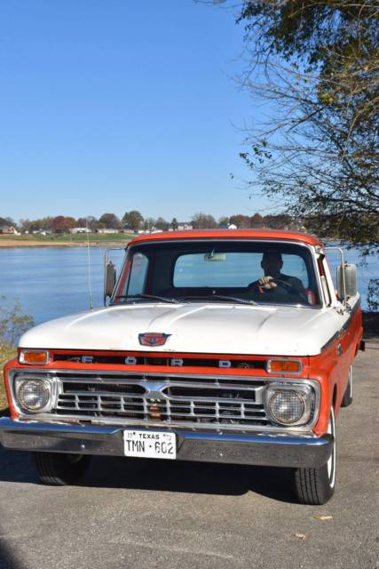 Red and White Ford Truck used in "Brokeback mountain"