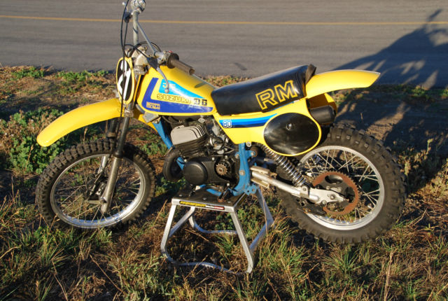 Super Clean 1980 Suzuki RM80 RM80 Vintage Motocross bike
