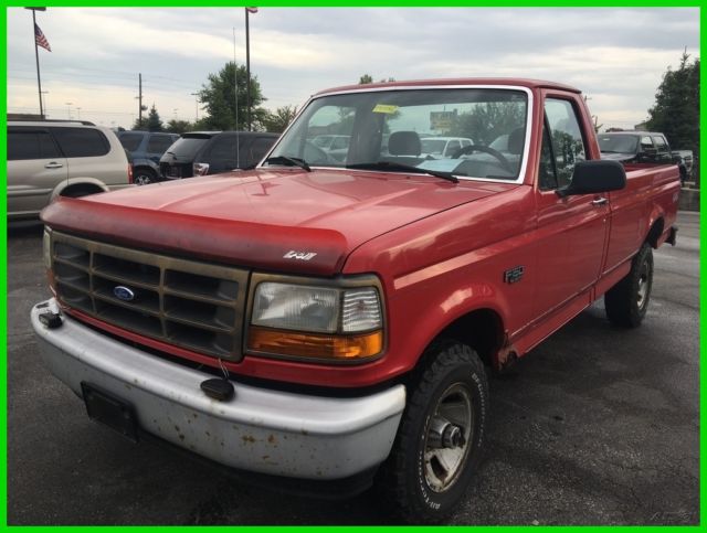 Used 95 Ford F150 Special 4 9l V6 Manual 4x4 Cheap Pickup Work Truck No Reserve