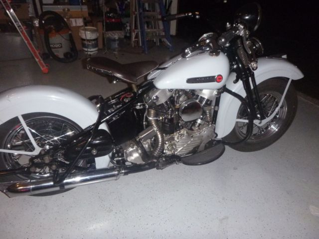 V Twin Harley Knucklehead Replica Motorcycle