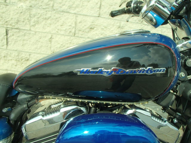 2004 HARLEY DAVIDSON SPORTSTER 1200C IN BLUE AND BLACK