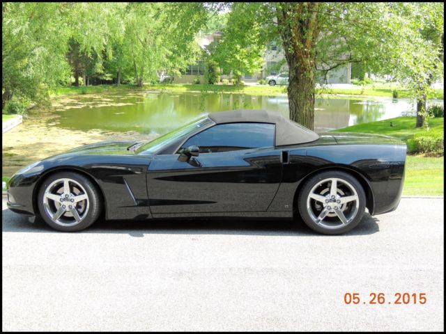 2006 Black Corvette Convertible- NO RESERVE