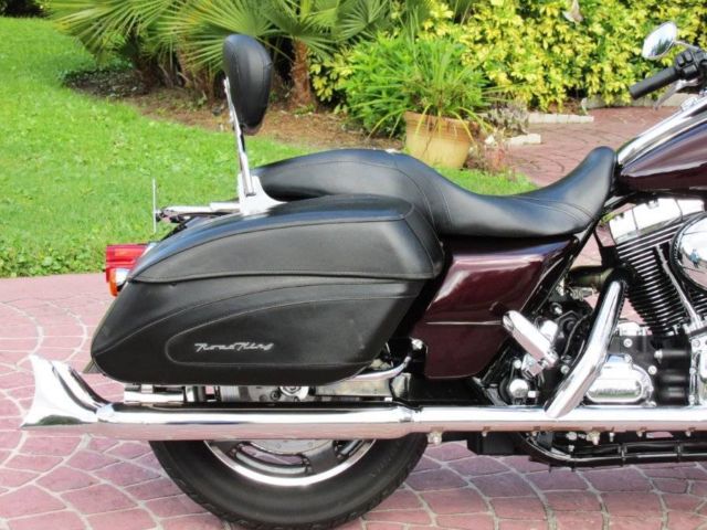 2007 ROAD KING CUSTOM ~ BLACK CHERRY ~ LOW MILES ~ RUNS LIKE NEW ~ EXC ...