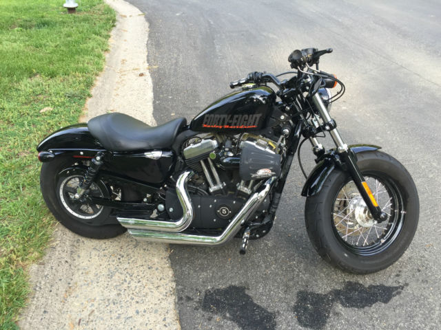 2013 black Harley sportster 48