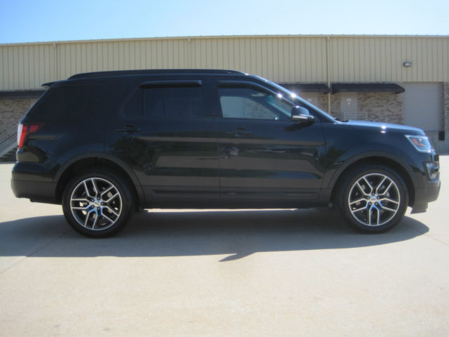 2016 Ford Explorer Sport, Black On Black, 18K Miles, Fully Loaded, NO ...