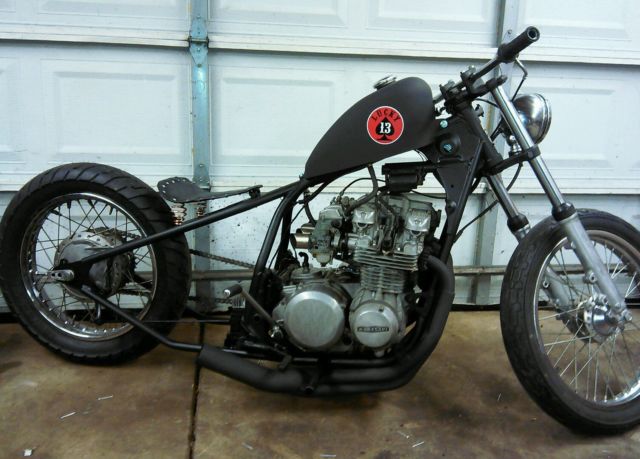 Custom kz650 BOBBER motorcycle