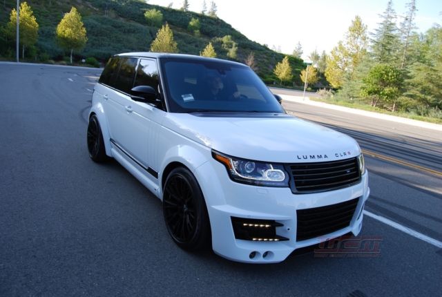 Range Rover 2013 белый с чёрной крышей